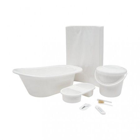 Bebe Jou Basic Badset 8-Delig Wit