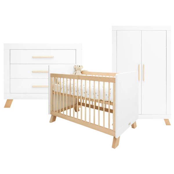 Bopita Babykamer Lisa 3 Delig Wit Naturel