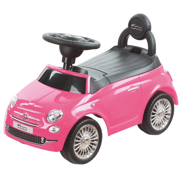 Happy Baby Loopauto Fiat 500 Roze
