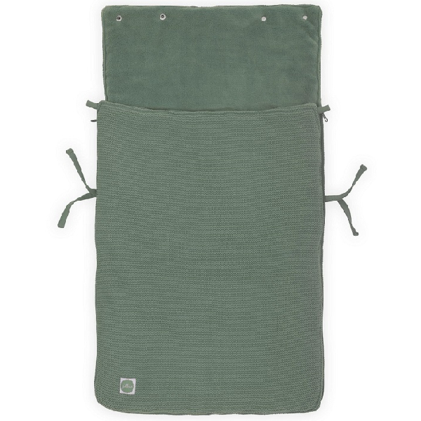 Jollein Voetenzak Basic Knit - Forest Green