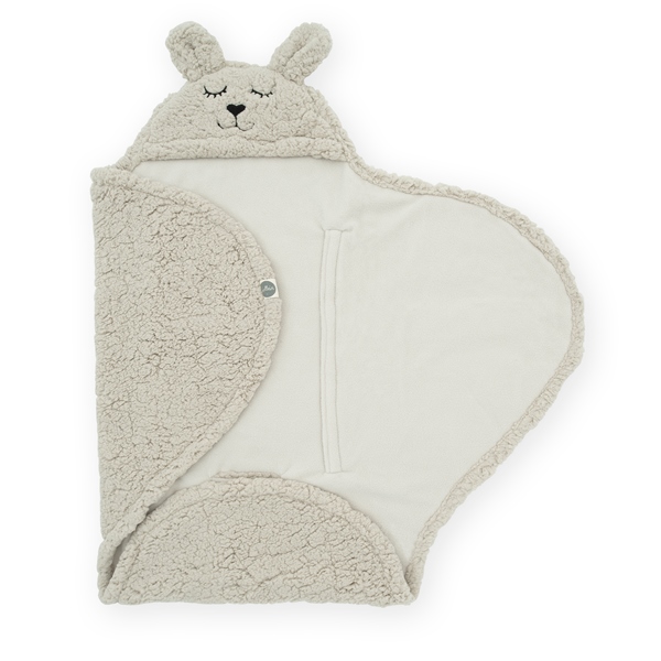 Jollein Bunny Fleece Wikkeldeken - Nougat